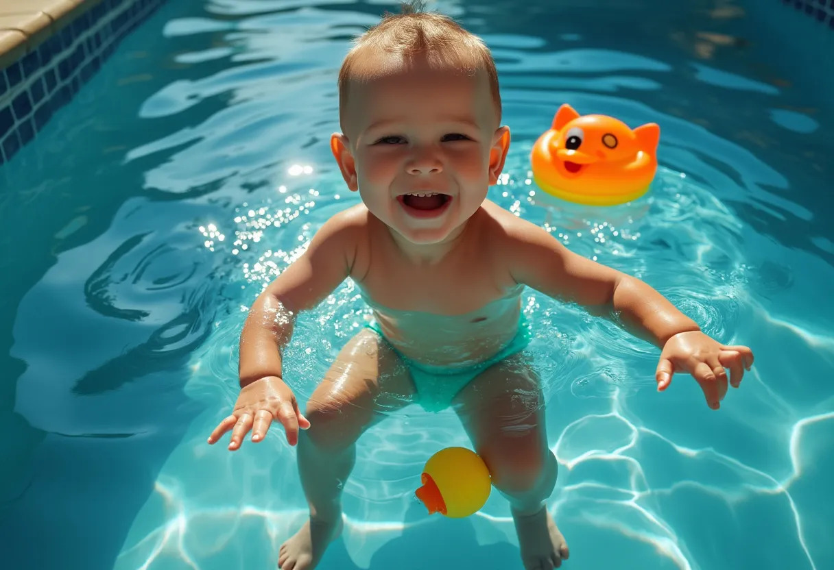 bébé piscine couche : préserver la peau délicate de votre enfant tout en s amusant -  bébé piscine