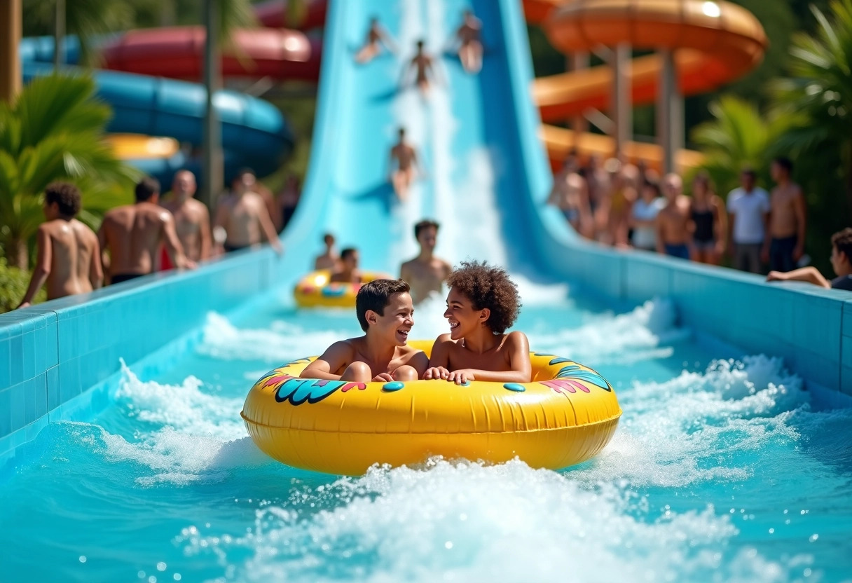 vacances en famille : aquapark